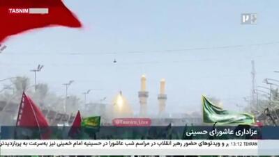 خروش میلیونی ظهر عاشورا در بین‌الحرمین + فیلم