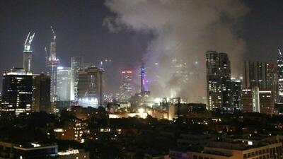 ساختمان وزارت جنگ اسرائیل هدف مستقیم موشک‌های ایرانی قرار گرفت