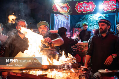 شب عاشورا در شهرک شهید بهشتی مشهد