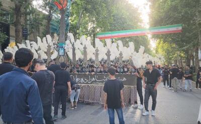 علم‌گردانی باشکوه عصر عاشورا در بجنورد