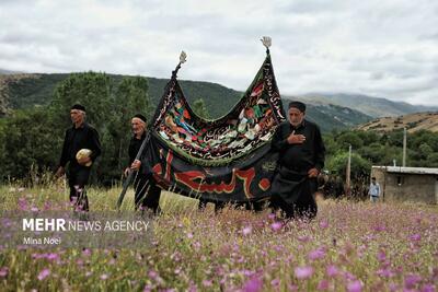 آیین عزاداری روز عاشورا در روستای «بهل»