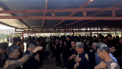 عزاداری روز عاشورا در روستای «چم مهر»