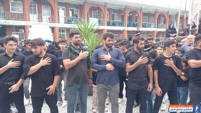 کلیپ حضور حسن یزدانی قهرمان کشتی ایران در مراسم عزاداری روز عاشورا