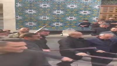 حضور مسعود پزشکیان رئیس جمهور در آئین عزاداری تاسوعا در استانداری آذربایجان شرقی
