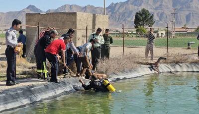 غرق شدن یک دختر در استخر کشاورزی