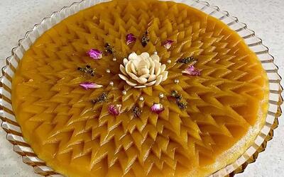 طرز تهیه حلوای زعفرانی خوشمزه برای ایام محرم (فیلم)