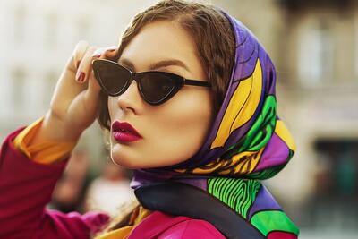 10 مدل بستن روسری مجلسی شیک(+عکس)