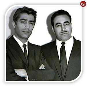 عکس/ تیپ اروپایی ایرج خواجه‌امیری در کنار فردین ۶۴ سال پیش با سبیل قیطونی | اقتصاد24