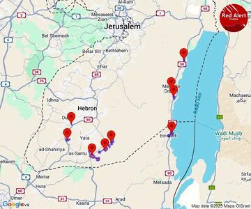 گزارش‌ها از اصابت موشک یمنی به اهدافی در فلسطین اشغالی