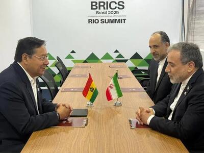 عراقچی با رئیس جمهور بولیوی دیدار و گفتگو کرد