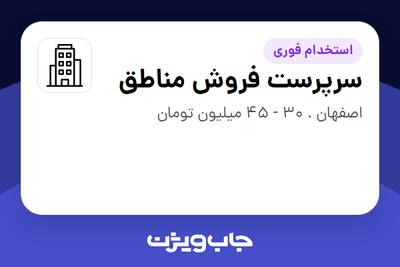 استخدام سرپرست فروش مناطق - آقا در سازمانی فعال در حوزه کالاهای الکتریکی و لوازم خانگی