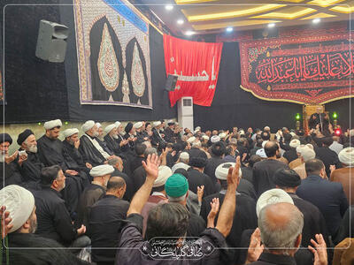 تصاویری از عزاداری روز تاسوعا و عاشورای حسینی در حسینیه مرحوم آیت الله العظمی صافی گلپایگانی | شفقنا