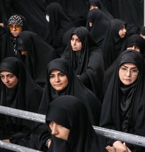 عکسی از سحر امامی در شام غریبان پربازدید شد