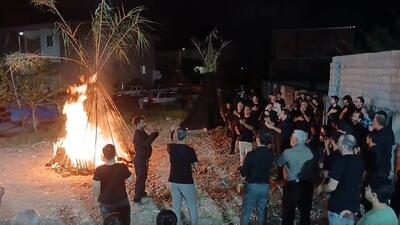 نگاهی به مراسم سوگواری شام غریبان امام حسین (ع) در بابل + فیلم