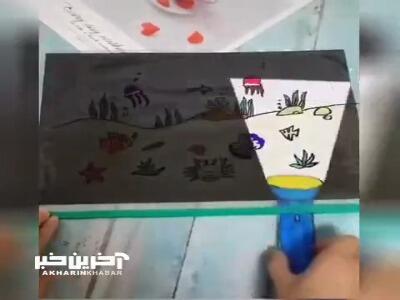 یه کاردستی جالب و خلاقانه