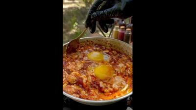 املت گوجه فرنگی در طبیعت (فیلم)