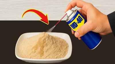نتایج شگفت انگیز! WD-۴۰ و شن را ترکیب کنید
