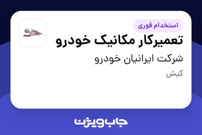 استخدام تعمیرکار مکانیک خودرو - آقا در شرکت ایرانیان خودرو