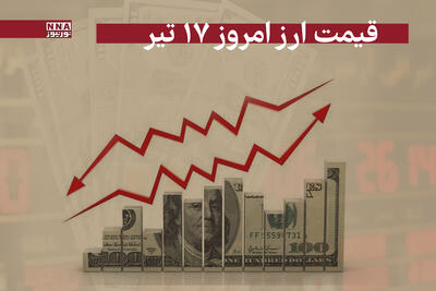 قیمت دلار و سایر ارز ها امروز سه‌شنبه 17 تیر 1404 + جدول