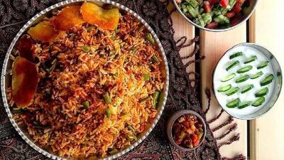 طرز تهیه لوبیا پلو دودی (+فیلم)