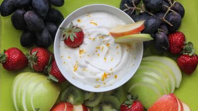 طرز تهیه و دستور پخت دیپ میوه آسان