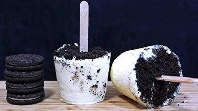طرز تهیه بستنی بیسکویتی کافی شاپی
