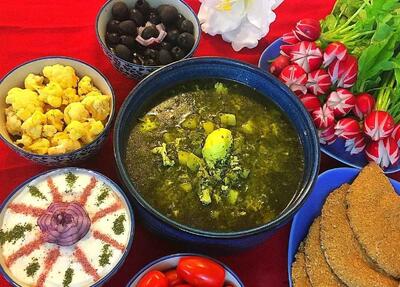 طرز تهیه اشکنه نعناع