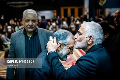 تصاویر؛ مراسم گرامیداشت شهدای حمله اسرائیل به زندان اوین