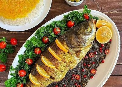ماهی شکم پر شمالی خوشمزه با دستور پخت سنتی