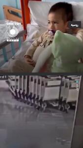یزدان 18 ماهه قربانی خشونت در فرودگاه / کودکی که با مرگ دست‌وپنجه نرم کرد! + فیلم