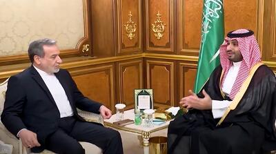 تصاویر دیدار معنادار عراقچی و بن سلمان پس از جنگ