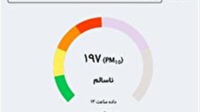افزایش آلودگی هوا در استان مرکزی