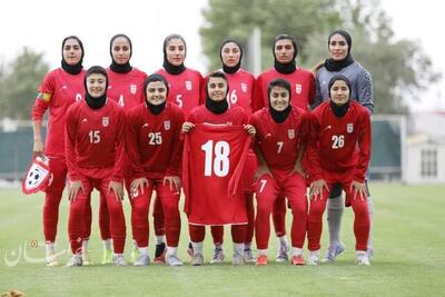 برد پرگل دختران فوتبال ایران مقابل سنگاپور