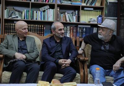 دیدار جبلی با اکبر عبدی و عوامل سریال «سبزواران» +عکس