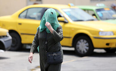 ماندگاری هوای گرم و گرد و خاک در تهران