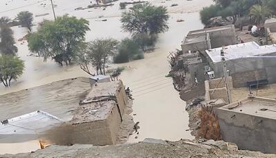 مسدود شدن ۵ محور مواصلاتی جنوب سیستان و بلوچستان در پی بارندگی