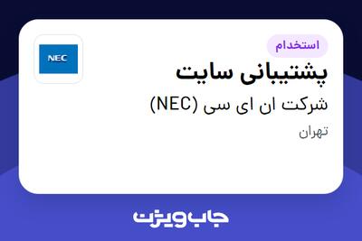 استخدام پشتیبانی سایت در شرکت ان ای سی (NEC)