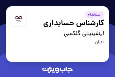 استخدام کارشناس حسابداری در اینفینیتی گلکسی