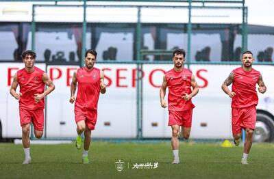 برگزاری تمرین پرفشار پرسپولیس در ترکیه