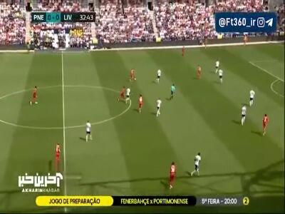 گل اول لیورپول به پرستون توسط بردلی در دقیقه 33