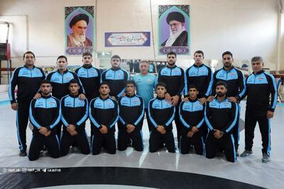 قهرمانی تیم ملی کشتی آزاد جوانان در رقابت های آسیایی قرقیزستان