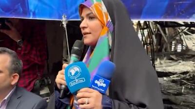 اظهارات سحر امامی در جمع سفرای خارجی در بازدید از ساختمان شیشه‌ای صداو سیما + فیلم