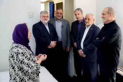 دیدار پزشکیان با برخی از خانواده‌های آسیب‌دیده از جنگ