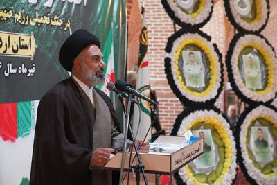 مراسم گرامیداشت شهدای اقتدار در اردبیل برگزار شد
