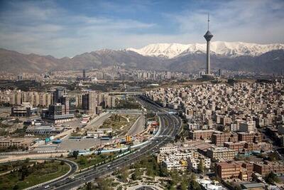 باد شدید و هوای ناسالم در راه تهران
