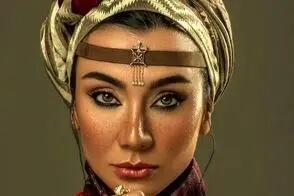 فتوشات‌های جدید خاطره حاتمی با لباس‌هایی خاص