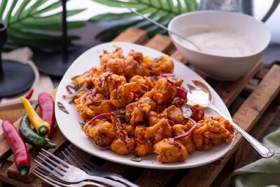 طرز تهیه گل کلم سوخاری یک میان وعده سالم و خوشمزه