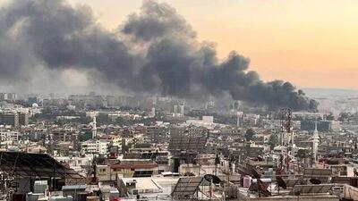 ادامه حملات هوایی رژیم صهیونیستی به شهر درعا در جنوب سوریه