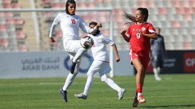 شکست دختران فوتبال ایران مقابل لبنان