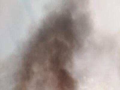 علت ستون دود در اتوبان آزادگان تهران